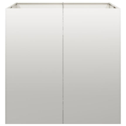 plantekasse 80x80x80 cm rustfrit stål