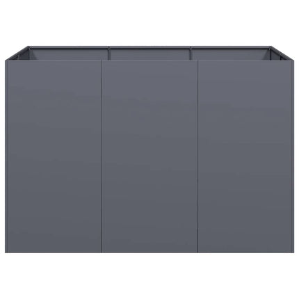 plantekasse 120x80x80 cm stål antracitgrå