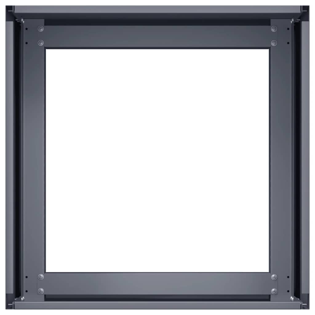 plantekasse 40x40x30 cm stål antracitgrå