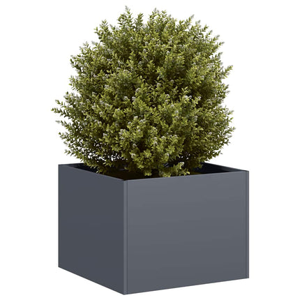 plantekasse 40x40x30 cm stål antracitgrå