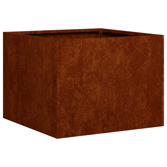 plantekasse rustfarvet 40x40x30 cm forvitringsstål
