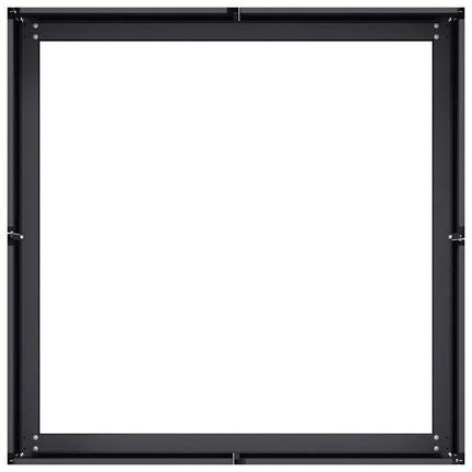 plantekasse 80x80x30 cm stål sort