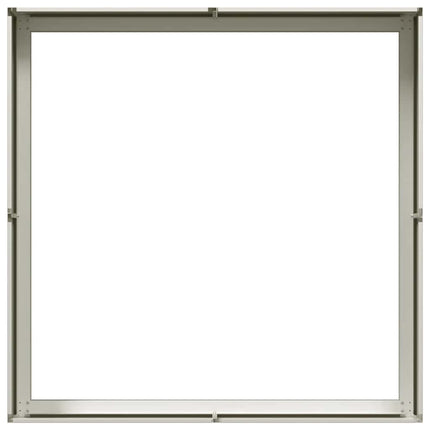 plantekasse 100x100x30 cm stål hvid