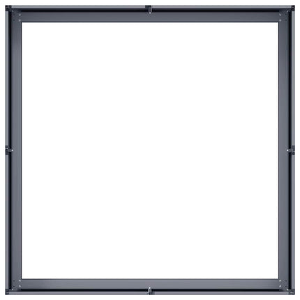 plantekasse 100x100x30 cm stål antracitgrå