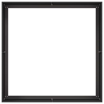 plantekasse 100x100x40 cm stål sort