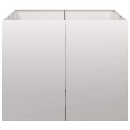plantekasse 100x100x80 cm rustfrit stål