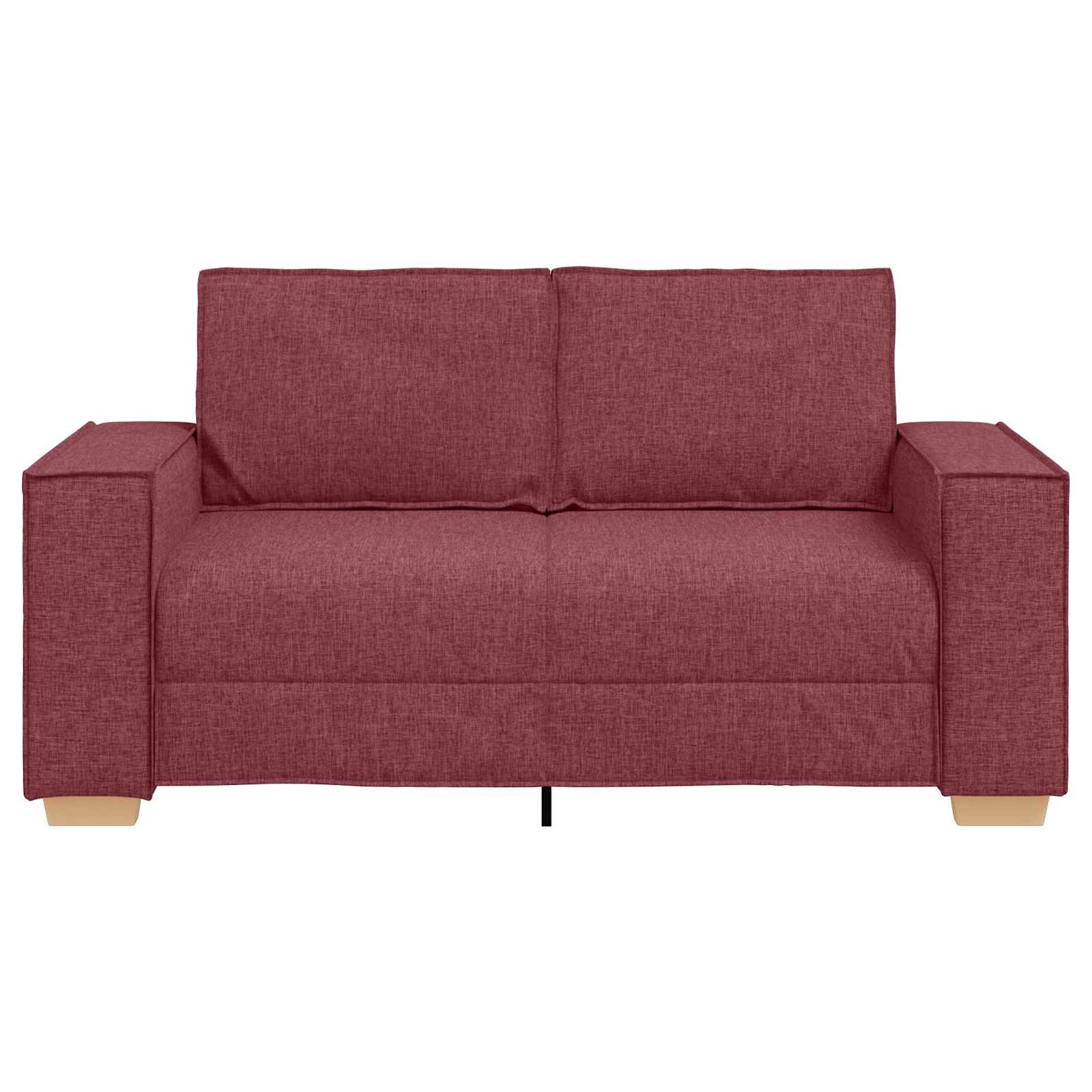 Sofa 3 pcs Mørkegrå Linned-blandet stof