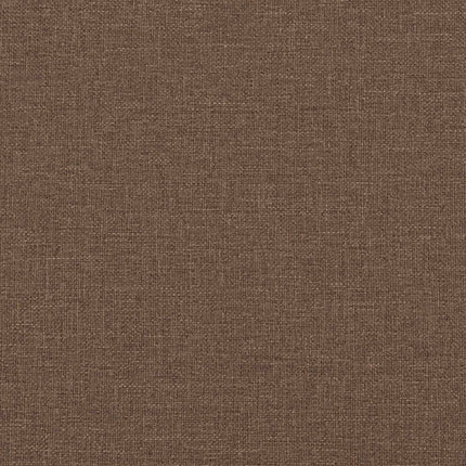 Sofa 2 stk. Brun Linned-blandet stof