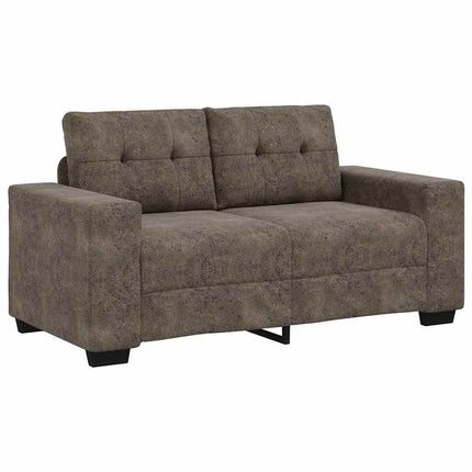 Sofa 2 stk. Mørkegrå Stof