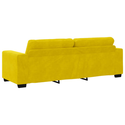Sofa 2 stk. Gul Fløjl