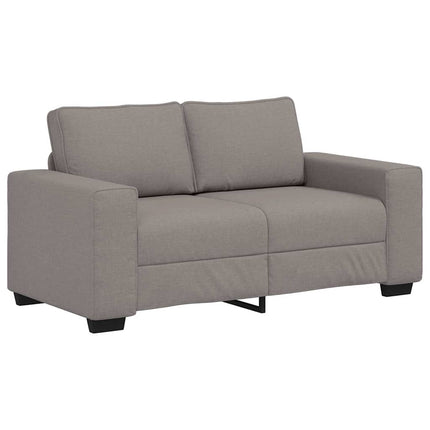 sofasæt 2 dele med hynder stof gråbrun
