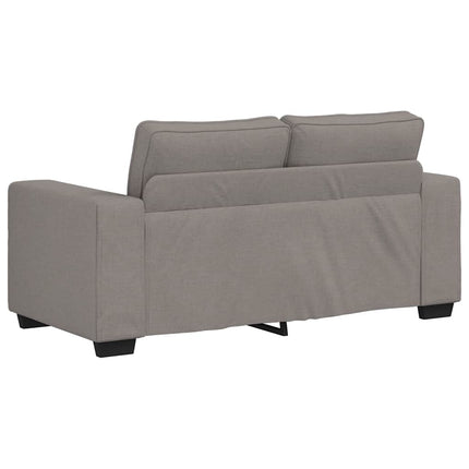 sofasæt 2 dele med hynder stof gråbrun