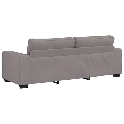 sofasæt 2 dele med hynder stof gråbrun