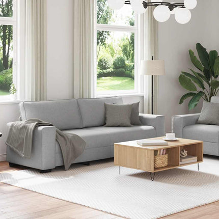 sofasæt 2 dele med hynder stof skygrå