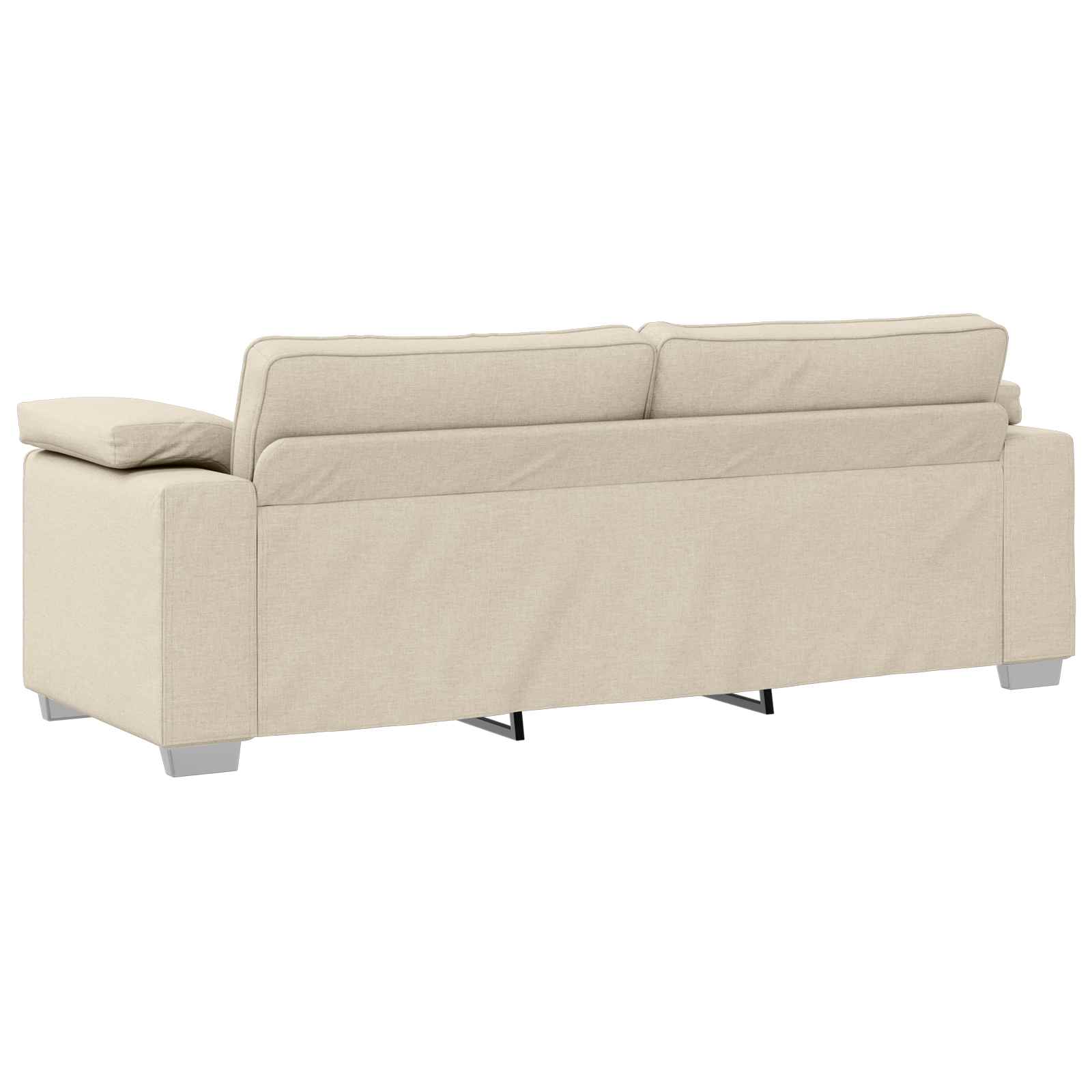 Sofa Sæt 2 pcs Lysegrå 219 x 77 x 82 cm Stof