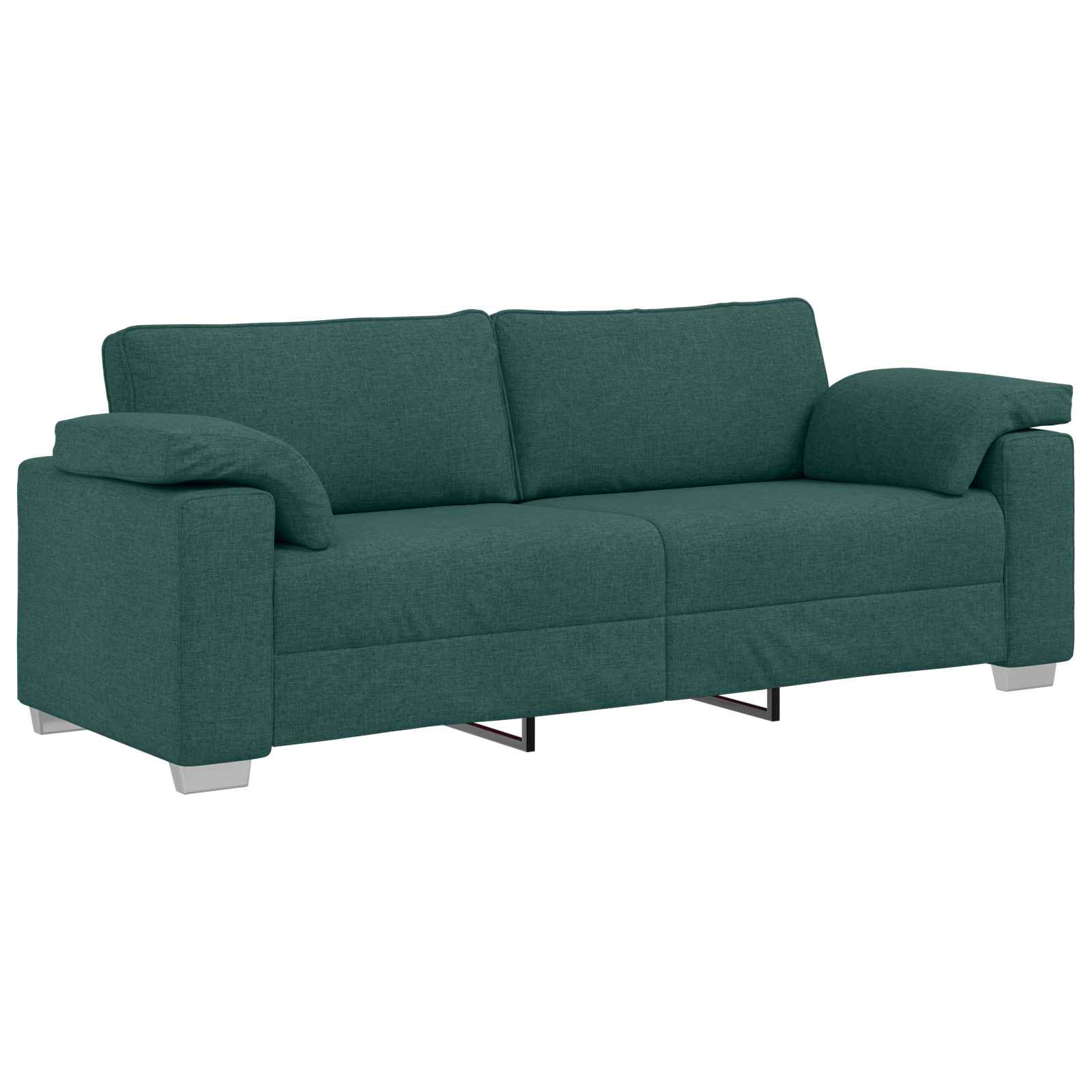 Sofa Sæt 2 pcs Mørkegrøn 219 x 77 x 82 cm Stof