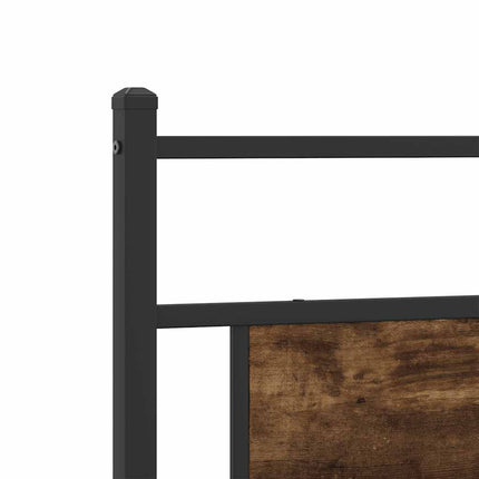 sengeramme 100x200 cm uden madras konstrueret træ røget eg