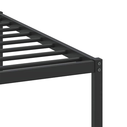 sengeramme uden madras 183x213 cm konstrueret træ røget eg
