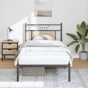 sengeramme 90x200 cm uden madras konstrueret træ sonoma-eg