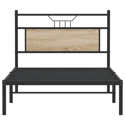 sengeramme 100x190 cm uden madras konstrueret træ sonoma-eg