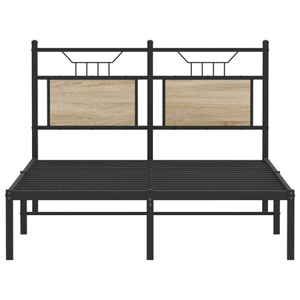 sengeramme 120x190 cm uden madras konstrueret træ sonoma-eg