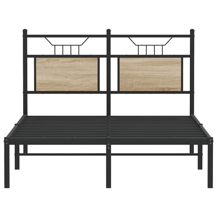 sengeramme 120x200 cm uden madras konstrueret træ sonoma-eg