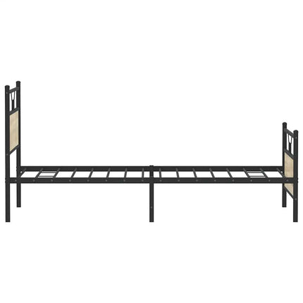 sengeramme 100x190 cm uden madras konstrueret træ sonoma-eg