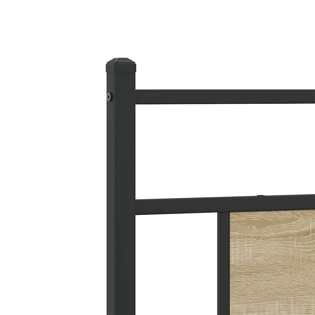 sengeramme 100x190 cm uden madras konstrueret træ sonoma-eg