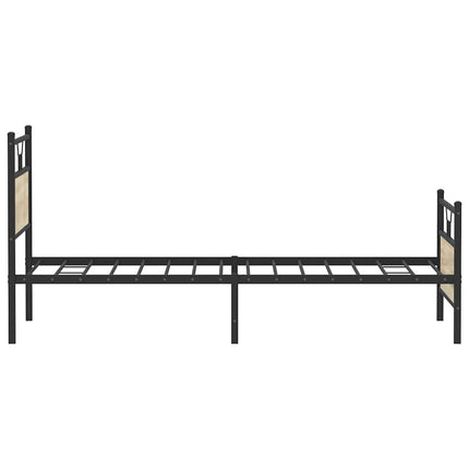 sengeramme uden madras 107x203 cm konstrueret træ sonoma-eg