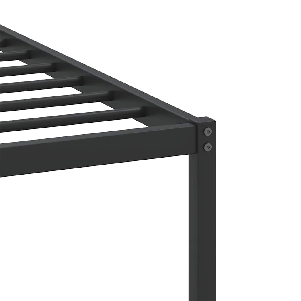 sengeramme 90x190 cm uden madras konstrueret træ brunt eg