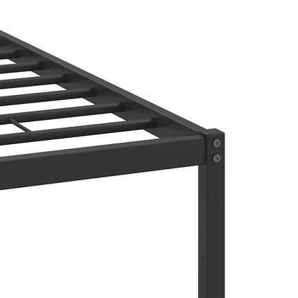 sengeramme 140x190 cm uden madras konstrueret træ brunt eg