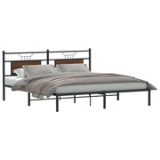 sengeramme uden madras 183x203 cm konstrueret træ brunt eg