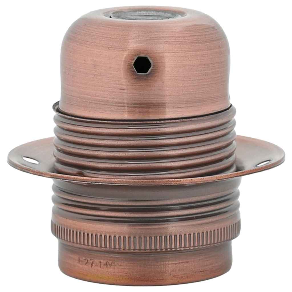 lampeholdere 2 stk rød bronze E27