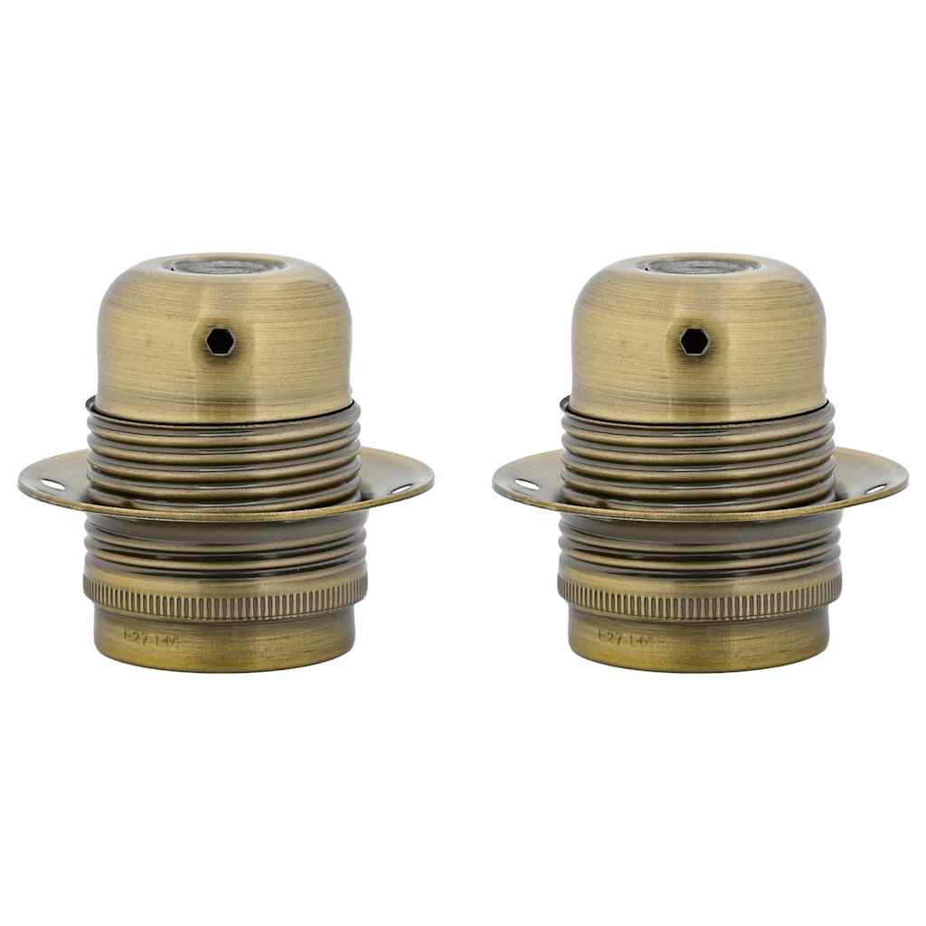 lampeholdere 2 stk bronze E27