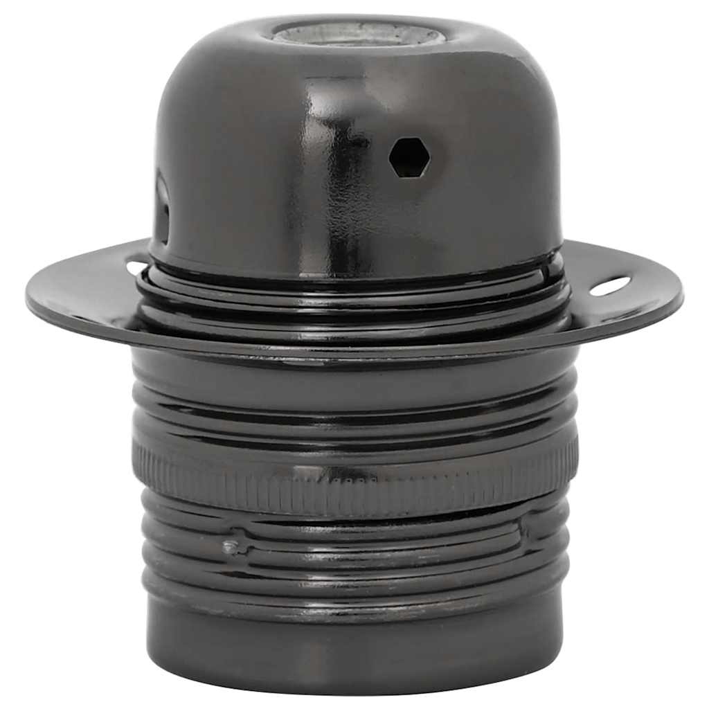 lampeholdere 2 stk blank sort E27