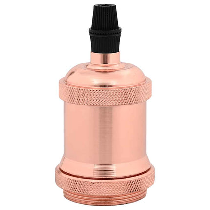 lampeholdere 2 stk rosaguld E27