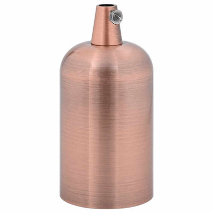 lampeholdere 2 stk rød bronze E27