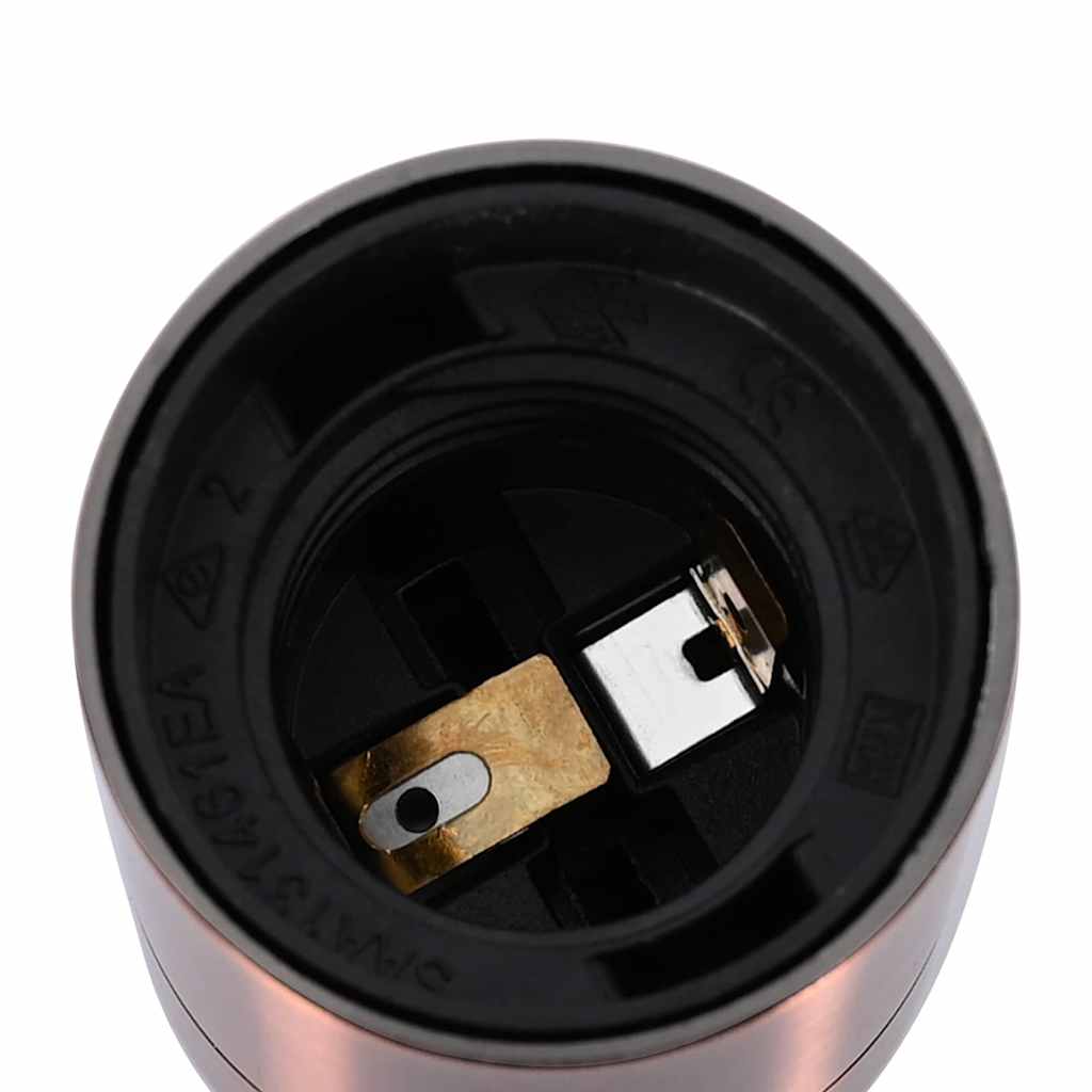 lampeholdere 2 stk rød bronze E27