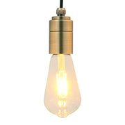 lampeholdere 2 stk bronze E27