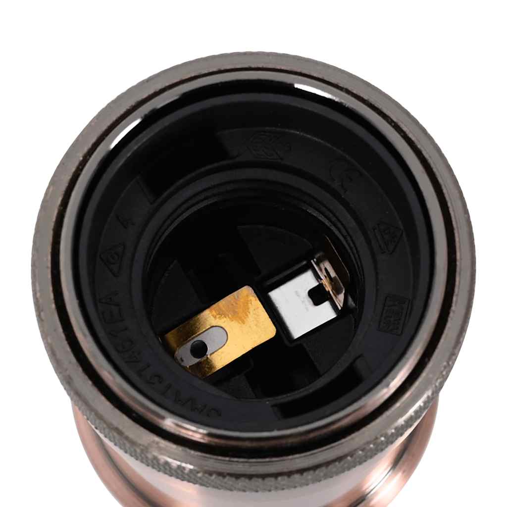 lampeholdere 2 stk rød bronze E27