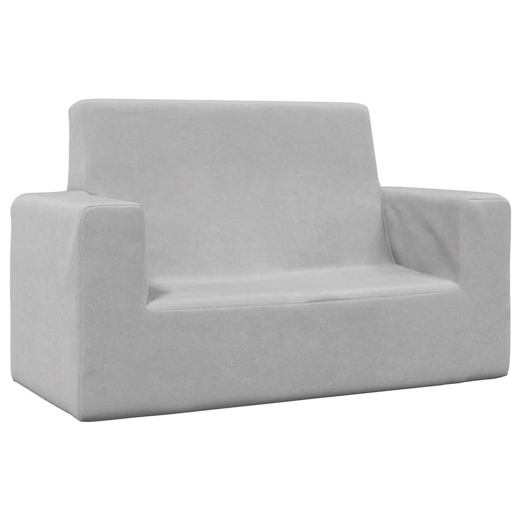 2-personers sofa til børn blødt plys