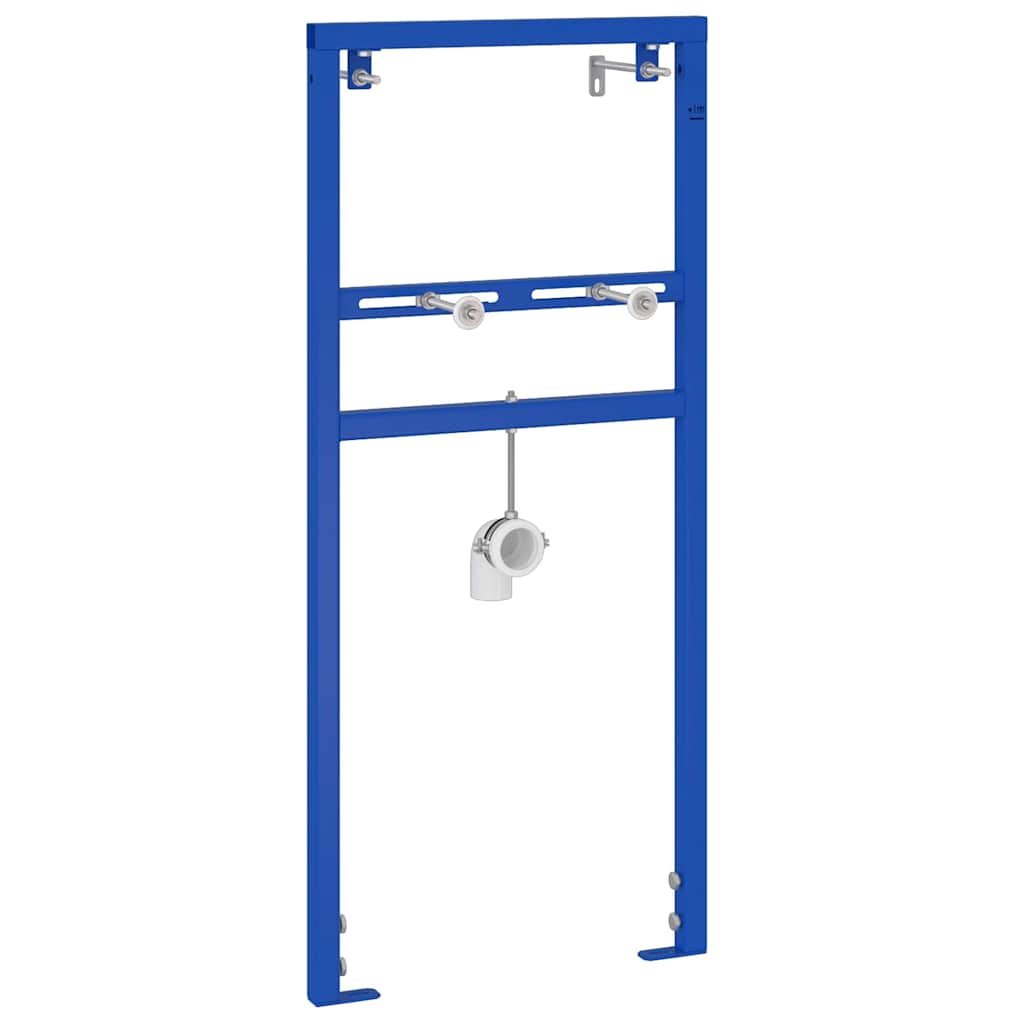 Vægstøtte til badeværelse - blå, højdejusterbar 112-135 cm, 50 × 3 × 112 cm