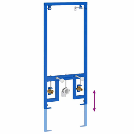Vægstøtte til bidet system Blå 50 x 3 x 112 cm
