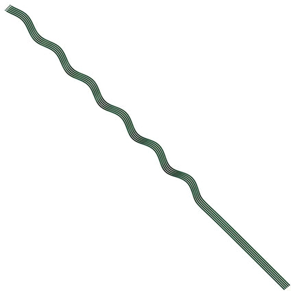 Plante støtte 5 stk. Grøn 150 x 0,6 x 0,6 cm Stål
