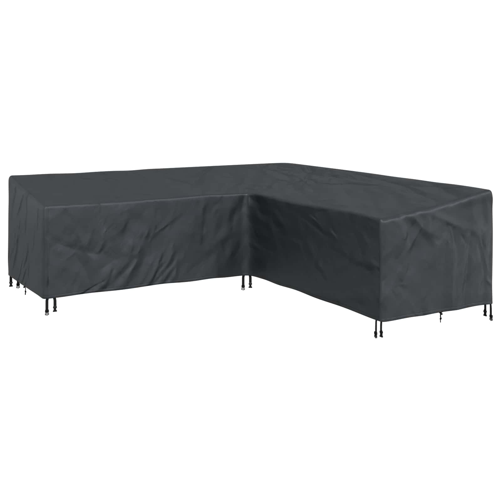 Møbelbetræk Sort 255 x 255 x 80 cm 420D Oxford Stof