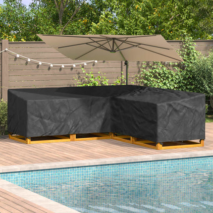 Møbelbetræk 270 x 270 x 80 cm 600D Oxford Stof L-form Vandtæt