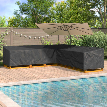 Møbelbetræk 300 x 300 x 80 cm 420D Oxford Stof L-form Vandtæt
