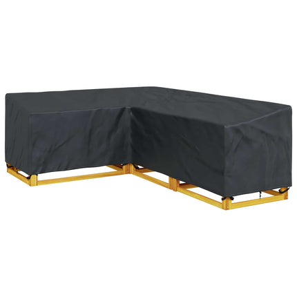 Møbelbetræk Sort 250 x 180 x 80 cm 210D Oxford Stof