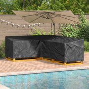 Møbelbetræk Sort 250 x 180 x 80 cm 420D Oxford Stof