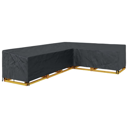 Møbelbetræk Sort 355 x 275 x 80 cm 600D Oxford Stof